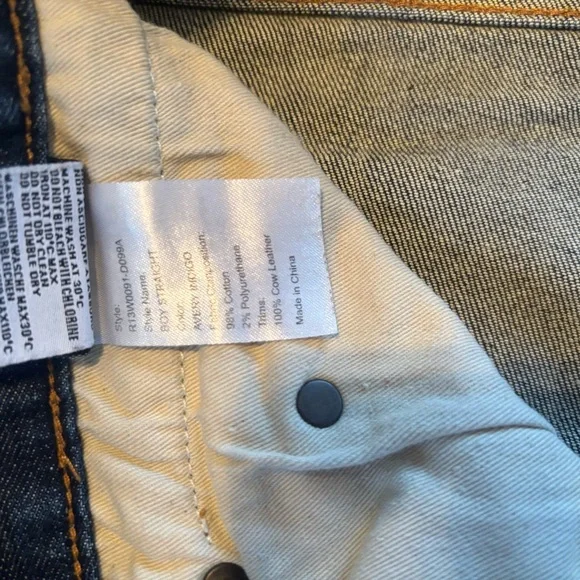 R13 Blue Ankle Cropped Jeans - Picture 11 of 14